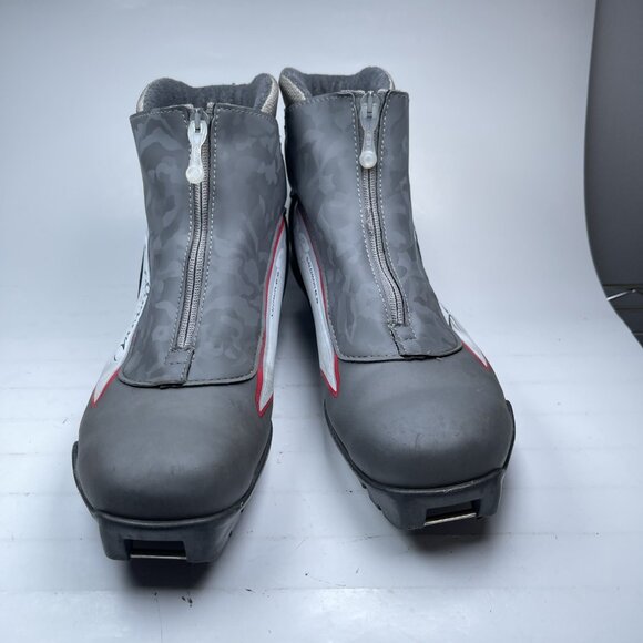 Salomon Slam 5 Pilot SNS Gray Cross Country Ski Boots Women's Size 9 US (Read) - Picture 2 of 16